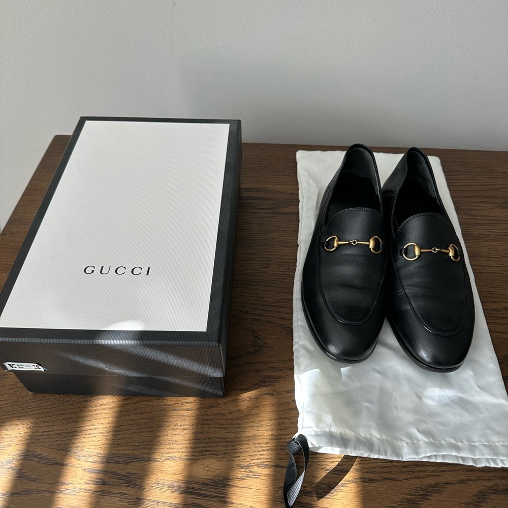 Gucci Women's Brixton Leather Horsebit Loafers (41.5) - Picture 5 of 9